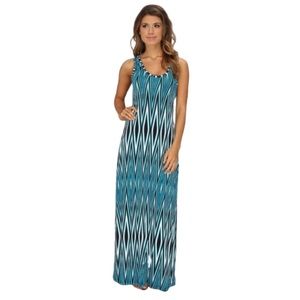 Calvin Klein Rayon Print maxi dress